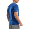 imageMens UPF 50 Sun Protection Dry Fit Workout TShirts Rash Guard Swim Shirts Moisture Wicking Tee for Athletic Beach HikingRoyal Blue