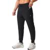 imageG Gradual Mens Joggers Pants with Zipper Pockets Stretch Athletic Sweatpants for Men Workout Jogging RunningBlack