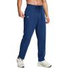 imageG Gradual Mens Lightweight Pants with 3 Zipper Pockets Athletic Workout Sweatpants Quick Dry Running Hiking Pants for MenRoyal Blue