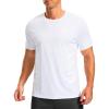 imageG Gradual Mens Workout Shirts Quick Dry Athletic Running TShirts Lightweight Moisture Wicking Short Sleeve Sports Gym TopsB White