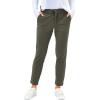imageG Gradual Womens Pants with Deep Pockets 78 Stretch Ankle Sweatpants for Golf Athletic Lounge Travel WorkOlive Green