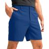 imageMens Casual Shorts 7quot Lightweight Golf Shorts for Men Stretch with 3 Pockets Quick Dry Breathable Work ShortsRoyal Blue