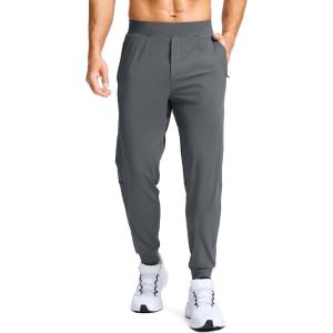imageG Gradual Mens Golf Joggers Pants with Zipper Pockets Stretch Sweatpants Slim Fit Track Pants Joggers for Men Work RunningInk Grey