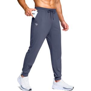 imageG Gradual Mens Joggers Lightweight Athletic Workout Pants with Pockets Stretch Track Running Sweatpants for Men Gym SportsDusty Blue