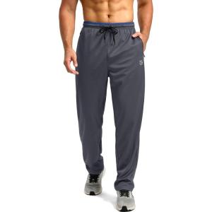 imageG Gradual Mens Sweatpants Mesh Lightweight with Zip Pockets Breathable Quick Dry Athletic Pants for Workout Running01grey