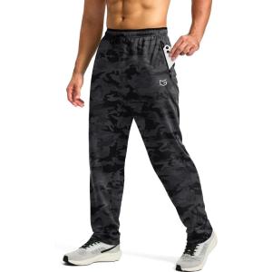 imageG Gradual Mens Sweatpants Mesh Lightweight with Zip Pockets Breathable Quick Dry Athletic Pants for Workout Running02black Camo