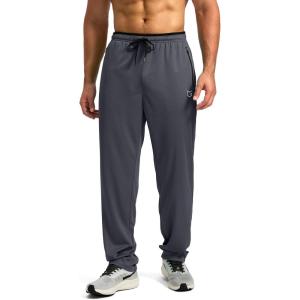 imageG Gradual Mens Sweatpants Mesh Lightweight with Zip Pockets Breathable Quick Dry Athletic Pants for Workout Running02grey