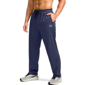 imageG Gradual Mens Sweatpants Mesh Lightweight with Zip Pockets Breathable Quick Dry Athletic Pants for Workout Running02navy