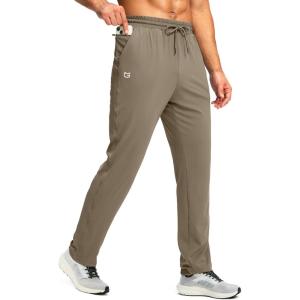 imageG Gradual Mens Sweatpants with Zipper Pocket Workout Athletic Track Pants Stretch Tapered Joggers for Gym Running JoggingNomad