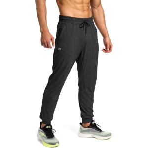 imageG Gradual Mens Sweatpants with Zipper Pockets Athletic Pants Traning Track Pants Joggers for Men Soccer Running WorkoutC Heathered Black