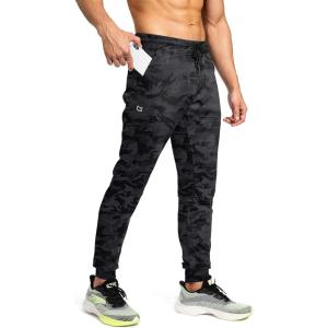 imageG Gradual Mens Sweatpants with Zipper Pockets Athletic Pants Traning Track Pants Joggers for Men Soccer Running WorkoutGrey Camo