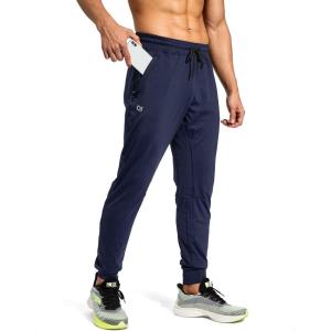 imageG Gradual Mens Sweatpants with Zipper Pockets Athletic Pants Traning Track Pants Joggers for Men Soccer Running WorkoutNavy