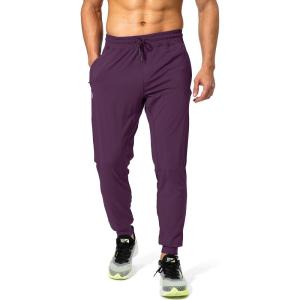 imageG Gradual Mens Sweatpants with Zipper Pockets Athletic Pants Traning Track Pants Joggers for Men Soccer Running WorkoutWine Red