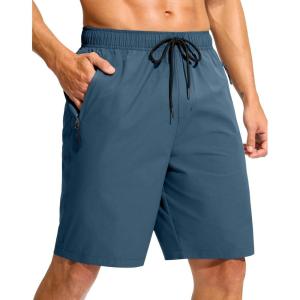 imageG Gradual Mens Swim Trunks 9quot Quick Dry Swimming Board Shorts with Zipper Pockets Swimwear Bathing Suit for Men No LinerMidnight