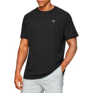 imageG Gradual Mens Workout Quick Dry TShirts Short Sleeve Lightweight Cooling Gym Shirts Tee for Running Beach Hiking1 Pack Black