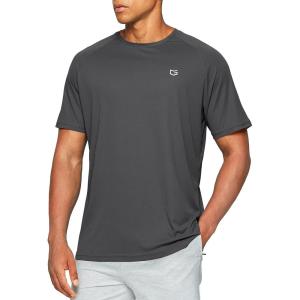 imageG Gradual Mens Workout Quick Dry TShirts Short Sleeve Lightweight Cooling Gym Shirts Tee for Running Beach Hiking1 Pack Grey