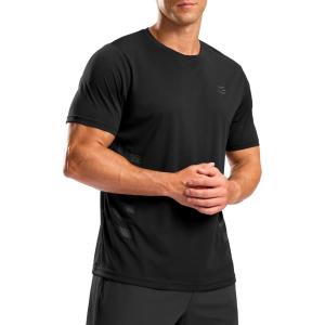 imageG Gradual Mens Workout Shirts Quick Dry Athletic Running TShirts Lightweight Moisture Wicking Short Sleeve Sports Gym TopsBlack