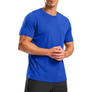 imageG Gradual Mens Workout Shirts Quick Dry Athletic Running TShirts Lightweight Moisture Wicking Short Sleeve Sports Gym TopsBlue