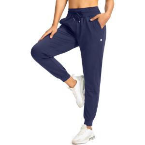 imageG Gradual Womens Joggers Pants with Zipper Pockets High Waisted Athletic Tapered Sweatpants for Women Workout LoungeNavy