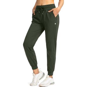 imageG Gradual Womens Joggers Pants with Zipper Pockets High Waisted Athletic Tapered Sweatpants for Women Workout LoungeOlive Green