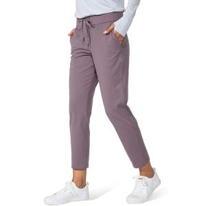 imageG Gradual Womens Pants with Deep Pockets 78 Stretch Ankle Sweatpants for Golf Athletic Lounge Travel WorkDusty Purple