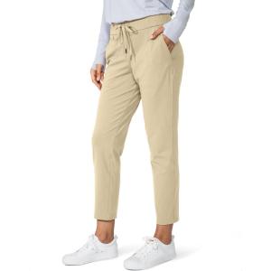 imageG Gradual Womens Pants with Deep Pockets 78 Stretch Ankle Sweatpants for Golf Athletic Lounge Travel WorkKhaki