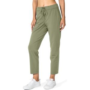imageG Gradual Womens Pants with Deep Pockets 78 Stretch Ankle Sweatpants for Golf Athletic Lounge Travel WorkMatcha Green