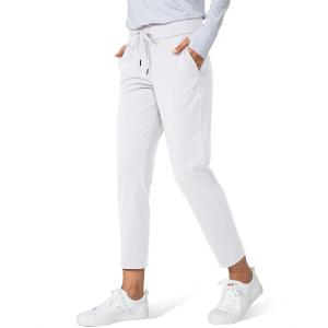 imageG Gradual Womens Pants with Deep Pockets 78 Stretch Ankle Sweatpants for Golf Athletic Lounge Travel WorkWhite
