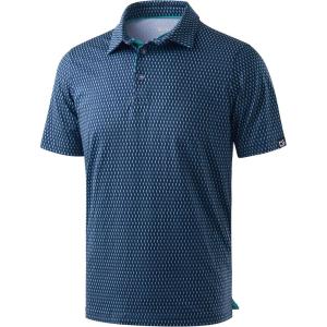 imageMens Golf Shirt Short Sleeve Dry Fit Polo Moisture Wicking Print Collared Golf Shirts for Men Casual LightweightTibetanseahorse