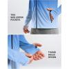 imageG Gradual Mens UPF 50 Sun Protection Hoodie Jacket Lightweight Full Zip Hoodies Long Sleeve Shirts for Men Hiking FishingBlueWhite Gradient
