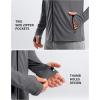 imageG Gradual Mens UPF 50 Sun Protection Hoodie Jacket Lightweight Full Zip Hoodies Long Sleeve Shirts for Men Hiking FishingDark Grey