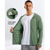 imageG Gradual Mens UPF 50 Sun Protection Hoodie Jacket Lightweight Full Zip Hoodies Long Sleeve Shirts for Men Hiking FishingGreen