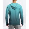 imageG Gradual Mens UPF 50 Sun Protection Hoodie Jacket Lightweight Full Zip Hoodies Long Sleeve Shirts for Men Hiking FishingGreenGrey Gradient