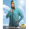 imageG Gradual Mens UPF 50 Sun Protection Hoodie Jacket Lightweight Full Zip Hoodies Long Sleeve Shirts for Men Hiking FishingGreenGrey Gradient