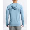 imageG Gradual Mens UPF 50 Sun Protection Hoodie Jacket Lightweight Full Zip Hoodies Long Sleeve Shirts for Men Hiking FishingLight Blue
