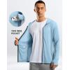 imageG Gradual Mens UPF 50 Sun Protection Hoodie Jacket Lightweight Full Zip Hoodies Long Sleeve Shirts for Men Hiking FishingLight Blue