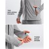 imageG Gradual Mens UPF 50 Sun Protection Hoodie Jacket Lightweight Full Zip Hoodies Long Sleeve Shirts for Men Hiking FishingLight Grey