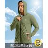 imageG Gradual Mens UPF 50 Sun Protection Hoodie Jacket Lightweight Full Zip Hoodies Long Sleeve Shirts for Men Hiking FishingOlive