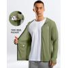 imageG Gradual Mens UPF 50 Sun Protection Hoodie Jacket Lightweight Full Zip Hoodies Long Sleeve Shirts for Men Hiking FishingOlive