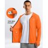 imageG Gradual Mens UPF 50 Sun Protection Hoodie Jacket Lightweight Full Zip Hoodies Long Sleeve Shirts for Men Hiking FishingOrange