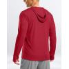 imageG Gradual Mens UPF 50 Sun Protection Hoodie Jacket Lightweight Full Zip Hoodies Long Sleeve Shirts for Men Hiking FishingRed