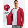 imageG Gradual Mens UPF 50 Sun Protection Hoodie Jacket Lightweight Full Zip Hoodies Long Sleeve Shirts for Men Hiking FishingRed