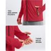 imageG Gradual Mens UPF 50 Sun Protection Hoodie Jacket Lightweight Full Zip Hoodies Long Sleeve Shirts for Men Hiking FishingRed