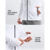 imageG Gradual Mens UPF 50 Sun Protection Hoodie Jacket Lightweight Full Zip Hoodies Long Sleeve Shirts for Men Hiking FishingWhite
