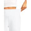 imageG Gradual Womens 12quot Bermuda Long Shorts with Pockets High Waisted Stretch Knee Length Shorts for Women Summer WalkingCwhite