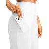 imageG Gradual Womens 12quot Bermuda Long Shorts with Pockets High Waisted Stretch Knee Length Shorts for Women Summer WalkingCwhite