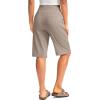 imageG Gradual Womens 12quot Bermuda Long Shorts with Pockets High Waisted Stretch Knee Length Shorts for Women Summer WalkingDark Khaki