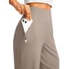 imageG Gradual Womens 12quot Bermuda Long Shorts with Pockets High Waisted Stretch Knee Length Shorts for Women Summer WalkingDark Khaki