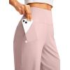 imageG Gradual Womens 12quot Bermuda Long Shorts with Pockets High Waisted Stretch Knee Length Shorts for Women Summer WalkingHeartbeat Pink