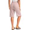 imageG Gradual Womens 12quot Bermuda Long Shorts with Pockets High Waisted Stretch Knee Length Shorts for Women Summer WalkingHeartbeat Pink